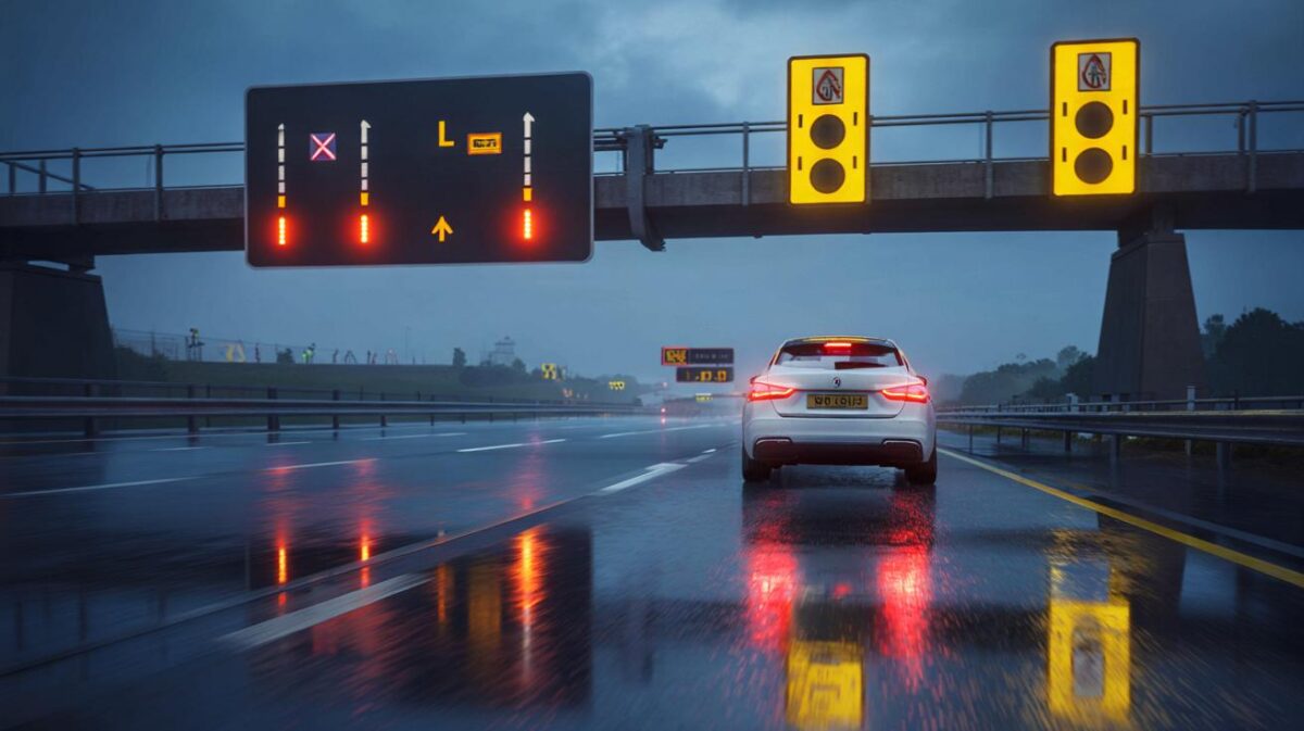 M4 driver fined and disqualified after being clocked at 68mph