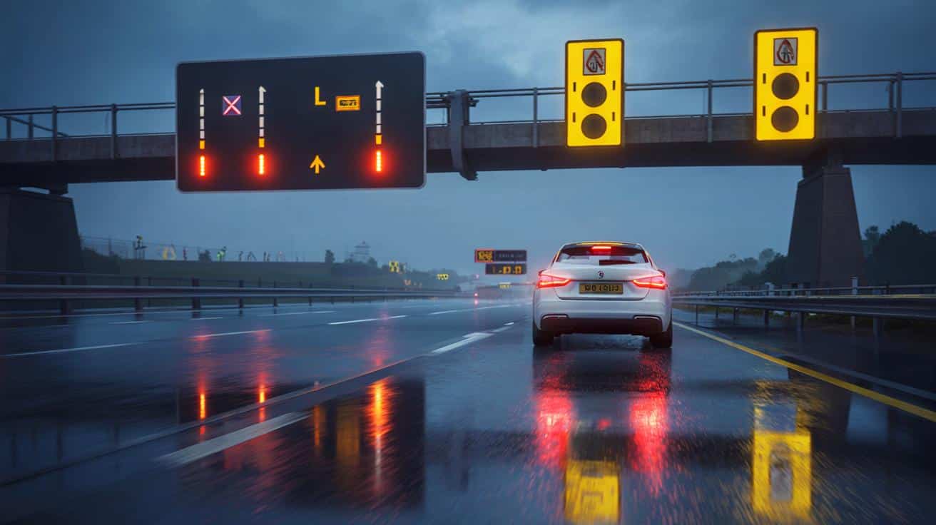 M4 driver fined and disqualified after being clocked at 68mph